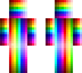 rainbow shade skin (white)