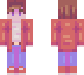 red ft blue pants