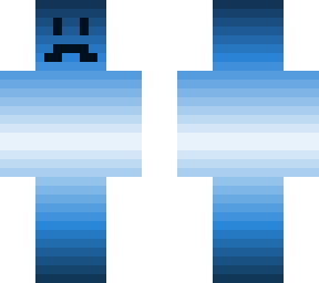 stach with blue