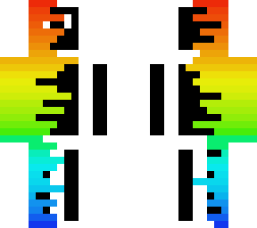 wireframe rainbow splat