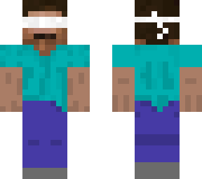blindfolded steve