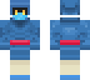 blue magic vendor with face mask