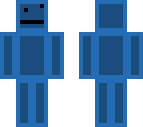 cool blue man