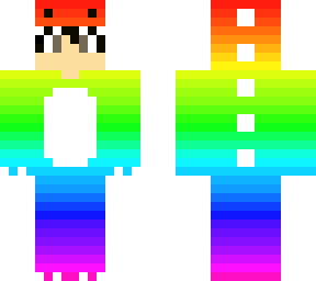 dino rainbow pijama