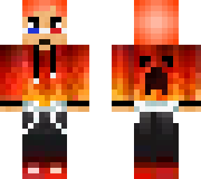 flame boy with 3d glasses