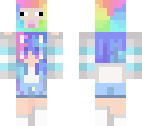 girl holding a rainbow sheep contest