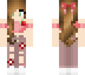 girl with pink clothing
