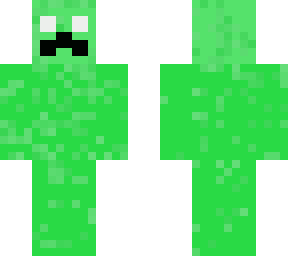 Herobrine Creeper | Minecraft Skin