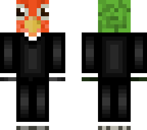 lovebird in suit