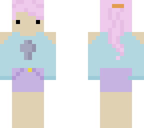 pastel and ponytail