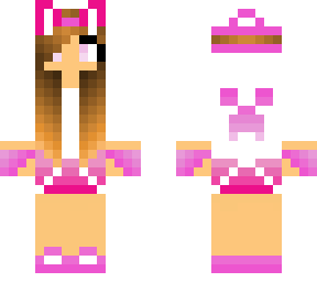 pink cloud wolf girl