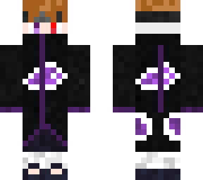 purple akatski boi w/ rinnegan and mangeky sharingan
