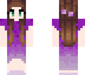 purple dress