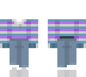 purple/white base
