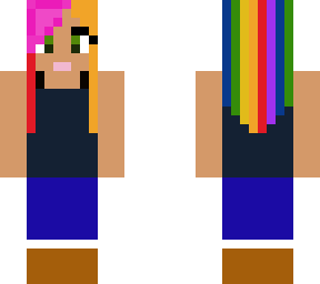 rainbow girl