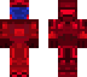 red colored spartan suit