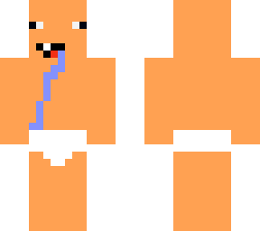 the minecraft baby.