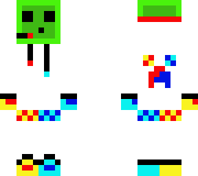 this  white hoodie gamer slime skin took 8 hours xd