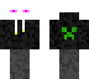 white enderman in  sweatshirt 2