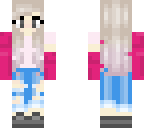 ~blonde highlights sweatshirt girl~