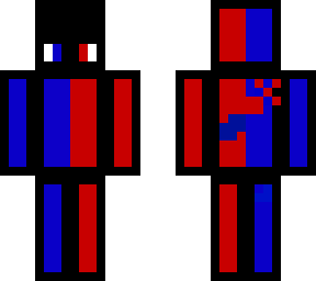 blue and red block ninja guy