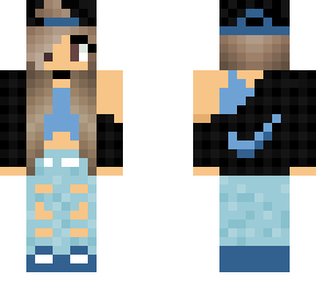 blue cool girl!!!!!