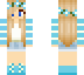 blue summer girl