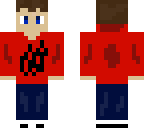 boy in red fire merch