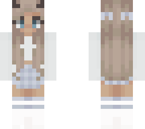 cute blonde schoolgirl white and blue outfit