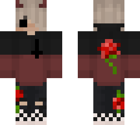 demon boy with rose