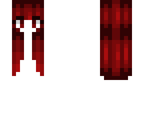 hb - straight bangs - blood red