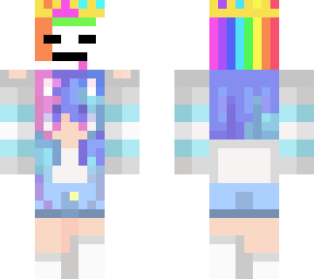 hey mom i found a horse with a crown and a horn!!!!