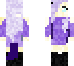 Kawaii Wolf Girl Minecraft Skin
