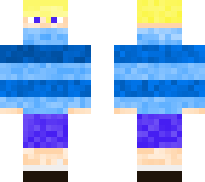 me in blue jumper