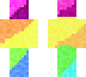 my first shading rainbow skin