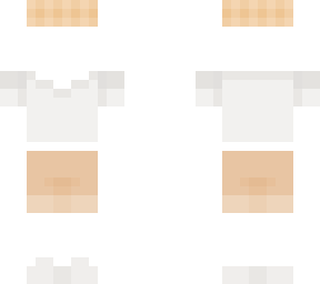 orange and white girls outfit base