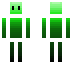 outlined green fade