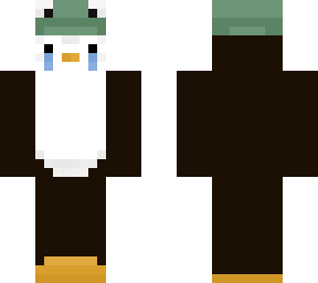 penguin w hat