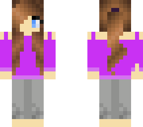pritty girl with gray pants