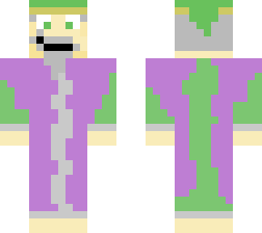 purple and green wizard