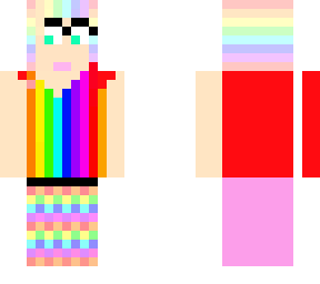 rainbow girl