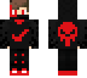 skull gamer red