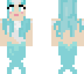 teal mermaid
