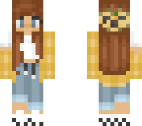 yellow plaid sunflower girl