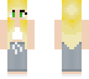 blonde girl with sweatpants