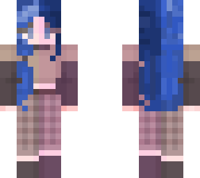 blue hair girl