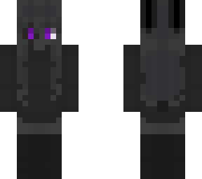 dark girl with  purple eyes