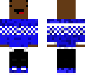 derp otter blue sweater