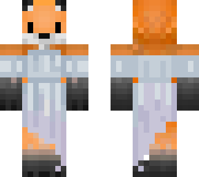 fox with a dress