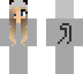 girl in cat onesie